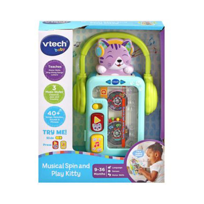 VTech Musical Spin and Play Kitty Toy