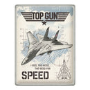 Nostalgic-Art Large Sign Top Gun