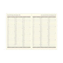 Letts 2024 Lecassa A6+ Weekly Multilingual Diary (Brown)