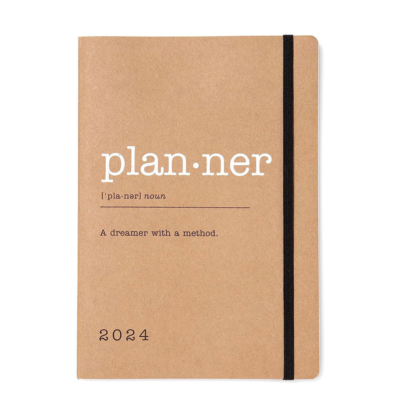 Letts 2024 Eco Words Words Word Week para ver el diario (Kraft)