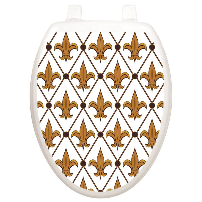 Fleur de Lis Toilet Tattoo