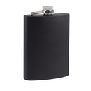 Bartender Stainless Steel Hip Flask 236mL (Matte Black)