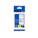 Brother Security Black on White Labelling Tape