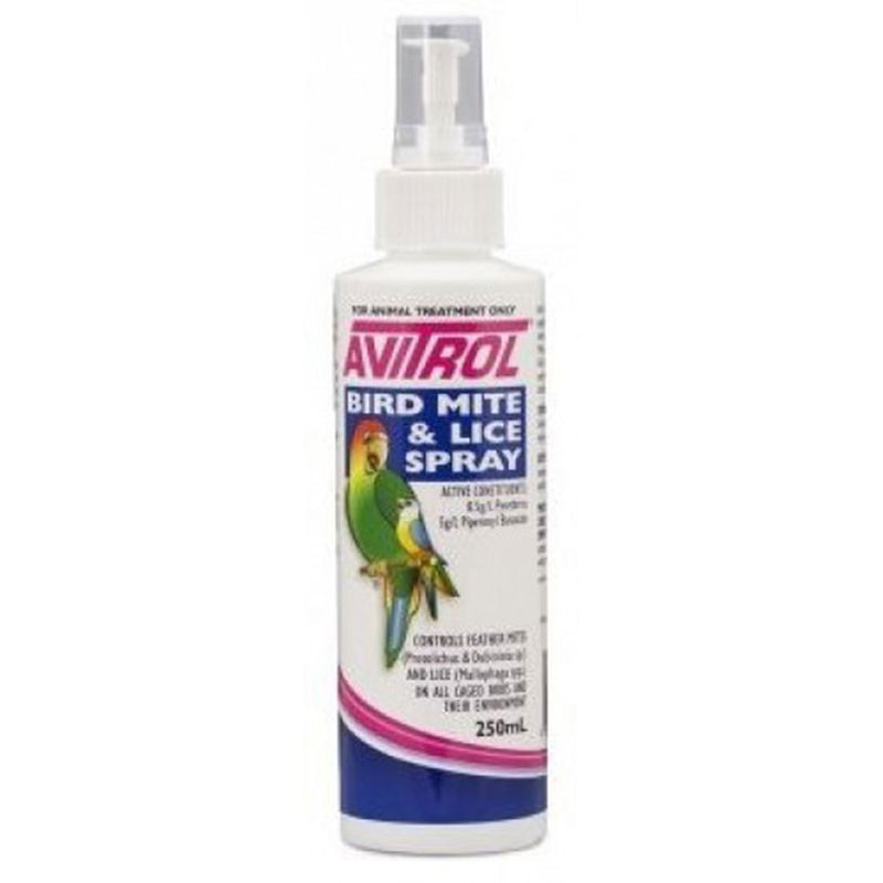 Avitrol mascota pájaro ácaro y spray de piojos