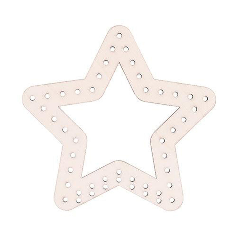 Wooden Weaving Star 10pcs
