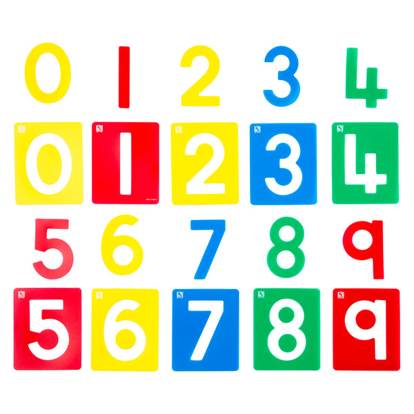 Numbers 0-9 Small Stencils (Set of 10)
