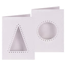 Christmas Cut-Out Threading Cards 10pk