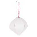 Cardboard 3D Baubles 10pk
