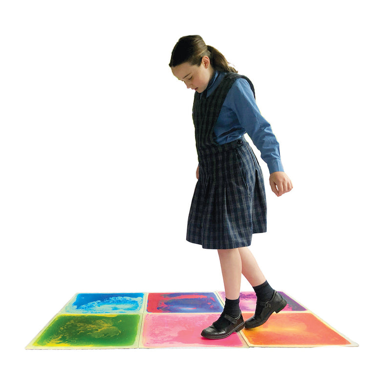 Sensory Liquid Floor Tiles (Pack of 6)