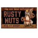 Rusty Nuts Door Mat