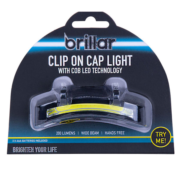 Brillar Clip on Cap Light with Cob LED