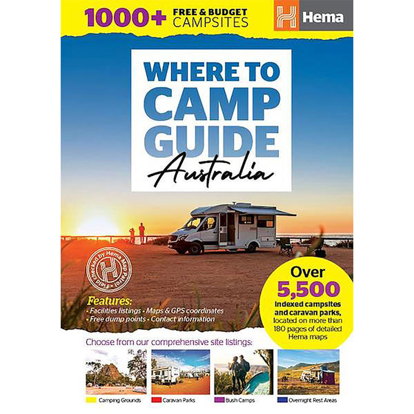 Hema Where to Camp Guide (Australia)