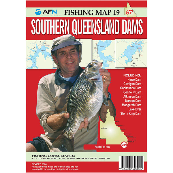 Southern QLD Dams Map