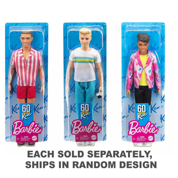 Barbie Ken 60th Anniversary Doll (1pc Random)