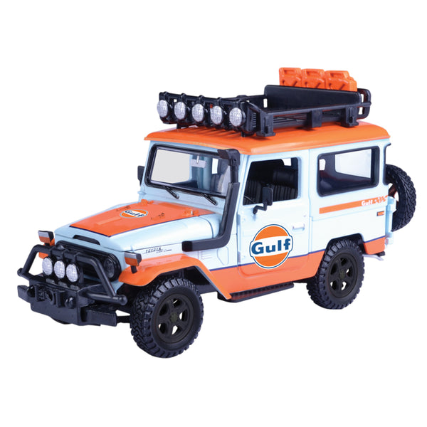 Gulf Collection Off Road Toyota Fj40 w/ Gulf Livery 1:24