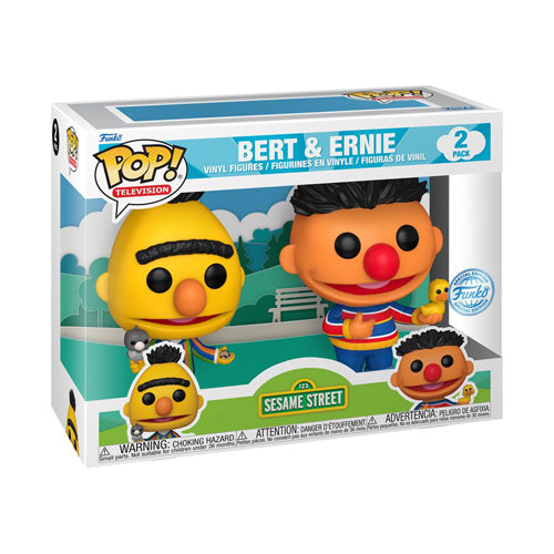 Sesame Street Bert & Ernie US Exclusive Pop! Vinyl 2-Pack