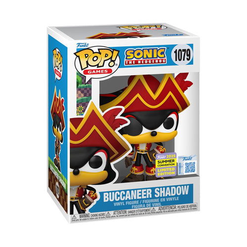 Sonic Buccaneer Shadow SDCC 2025 Exclusive Pop! Vinyl