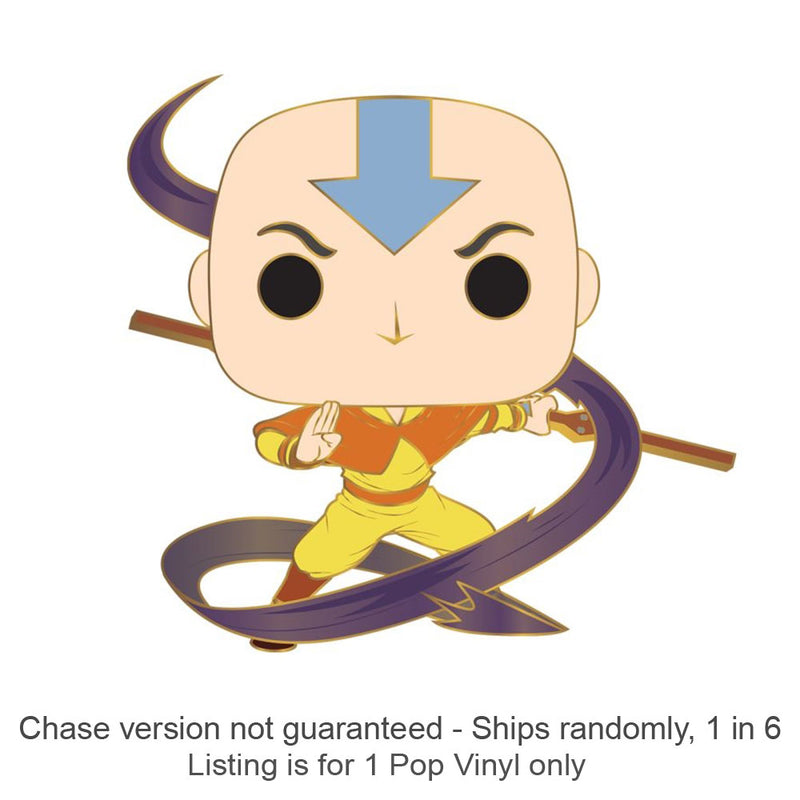 Avatar Aang 4" Pop! Enamel Pin Chase Ships 1 in 6