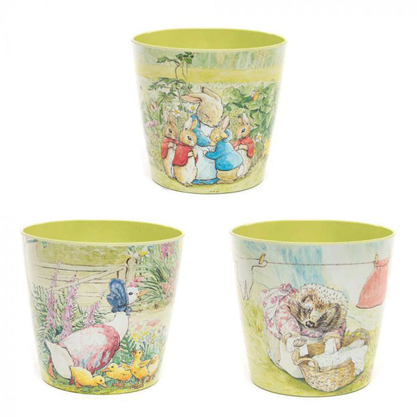 Beatrix Potter Peter Rabbit Bamboo Eco-Pot (Set of 3)