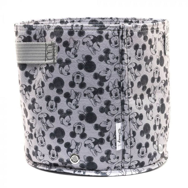 Mickey & Minnie Mouse Fabric Eco-Pot Large (Grey)