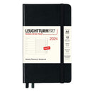 Planificador de bolsillo y cuaderno 2024 A6 Week con folleto