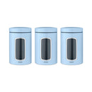 Brabantia Window Canister 1.4L (Dreamy Blue)