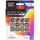  Juego de dados Gamegenic Galaxy Series D6 16 mm (12 piezas)