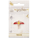 Harry Potter Pin Badge Rose Gold Plated Fawkes Badge