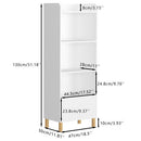 Free Standing 4-Tier Kid's Bookcase & Toy Organizer in White