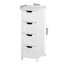4 Drawers Free Standing Storage Cabinet