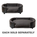 Scandinavian Cashmere Cushion Dog Bed (Dark Grey)