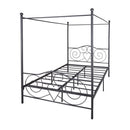 Queen-Sized Canopy Style Bedframe with Head and Foot Board