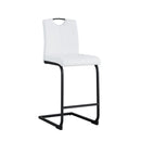 Silla de heces de barra de bar con PU con reposo en espalda 2pc