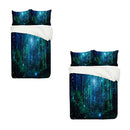 3D Printed Green Forest Bedding Set