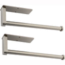 Brushed Nickel Paper Towel Holder Set