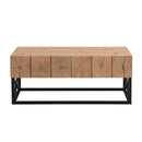 Coffee Table with Two Drawers 43.31''