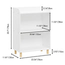 3-Tier Kid's Bookcase (White)