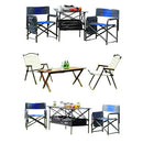 Outdoor Roll up Table & Folding Chair (Set of 3)