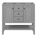 Bathroom Vanity Base with Cabinets 36" (Grey)