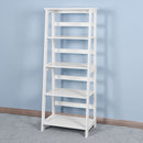 5 Tier Wooden Staircase Bookcase Ladder (White)