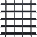 Estantería industrial de 5 niveles con marco de metal