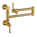 Wall Mount Pot Filler Faucet (Gold)