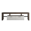 Modern Television Stand w/ 16 Colors LED Light