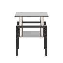 Glass Coffee & Tea Table (Black)