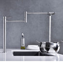 Pot Filler Faucet with Extension Shank (Silver)