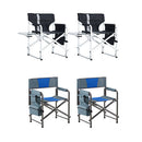 Padded Folding Outdoor Chair with Pockets 2pc