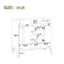 Bathroom Vanity with Ceramic Basin (White)