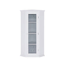 Corner Cabinet with Glass Door