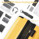 Expandable Hard Side Suitcase with TSA Lock 2pcs (Yellow)