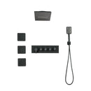 Sistema de ducha de lluvia con aerosoles para el cuerpo y ducha de mano